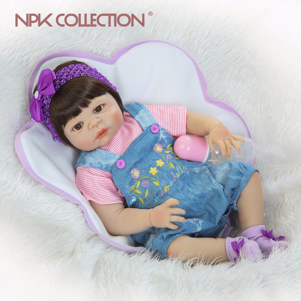 Bebe Reborn En Silicone Souple Fille Npk Collection 0001