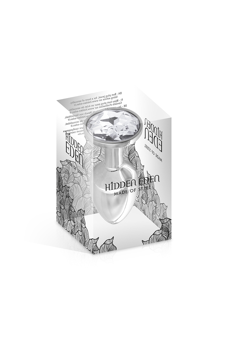 Diamond anal plug aluminium Hidden Eden