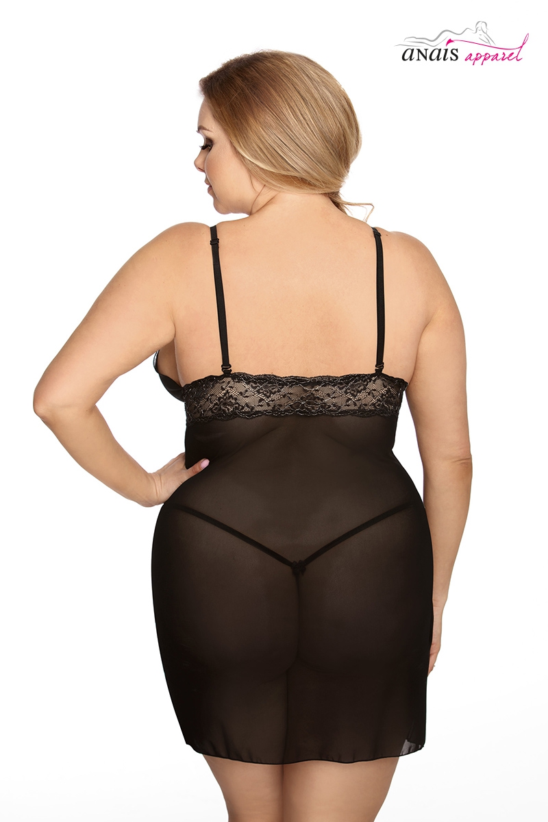 Nuisette lingerie fine grande taille valencia lingerie Anais