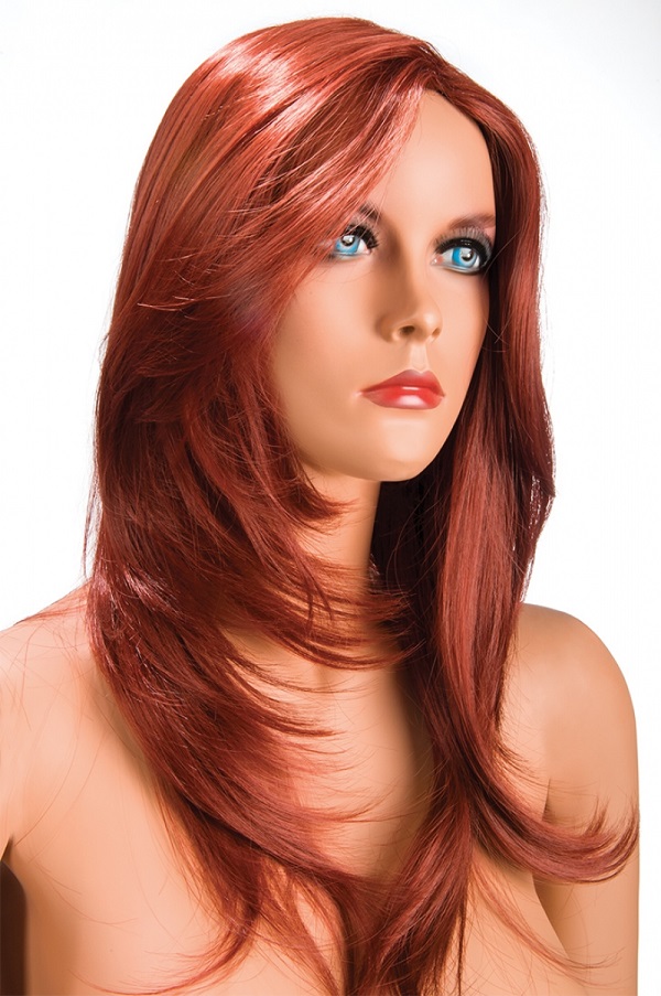 Perruque longue rousse femme Olivia World Wigs