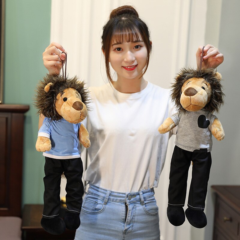 grande peluche lion minomi 50-90 cm