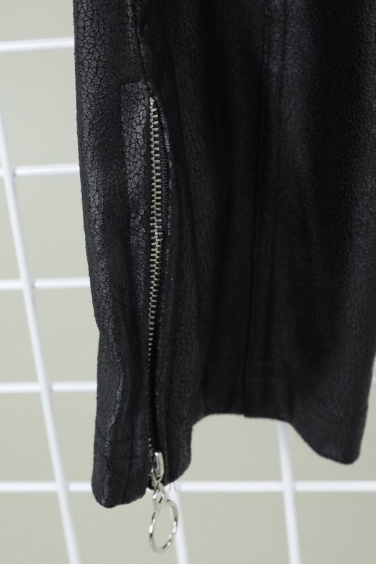 pantalon simili noir grande taille plus 2w paris p2193
