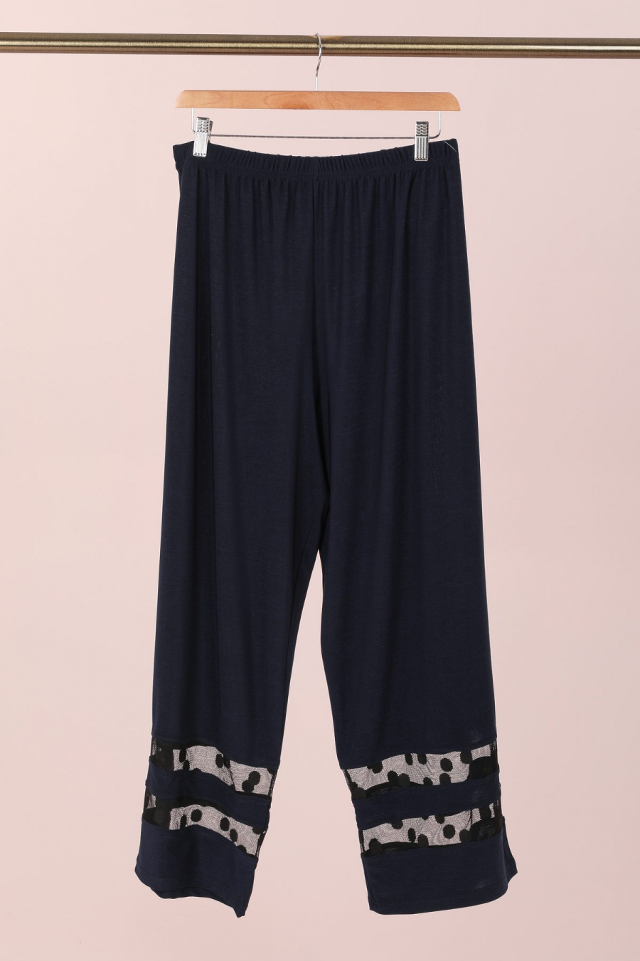 pantalon grande taille marine 2w paris 46 au 60 p2219