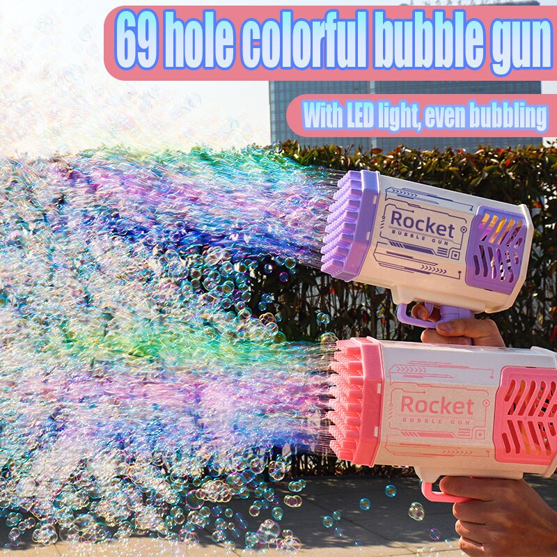 bubble gun fusée à trous