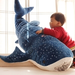 50-100-cm-Nouveau-Style-Bleu-Requin-jouets-en-peluche-Gros-poup-e-en-chiffon-poisson