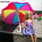 Accessoires-de-poup-e-parapluie-fait-la-main-pour-Barbie-poup-e-maison-d-coration-couleur