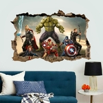 stickers de avengers 50 X 70 cm