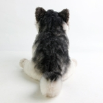 Peluche loup gris 27 cm