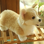 Peluche corgi 32 cm
