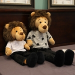 grande peluche lion minomi 50-90 cm