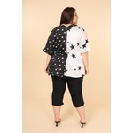 tunique blanc femme grande taille 46 au 60 marque 2w paris h3585c