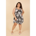 robe grande taille pas cher 46 au 60 noir et blanc 2w paris r1515