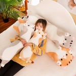 peluche oreiller chat