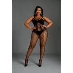 bodystocking xxl résille N°04 Queen Size - Moonlight