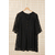 blouse grande taille noir 46 au 60 marque 2w paris h3736
