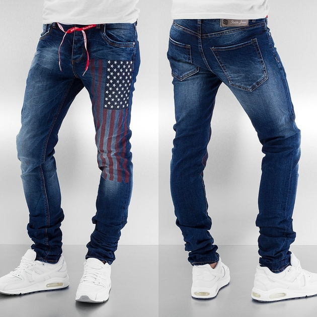 Pantalon straight coupe jean straight Sixth June homme fit usa