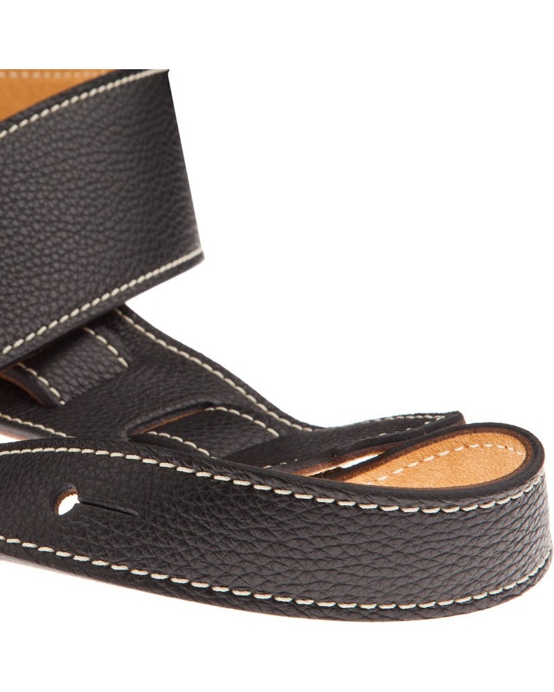 guitar-strap-black-genuine-leather-6-cm-holes-hs-colors-3
