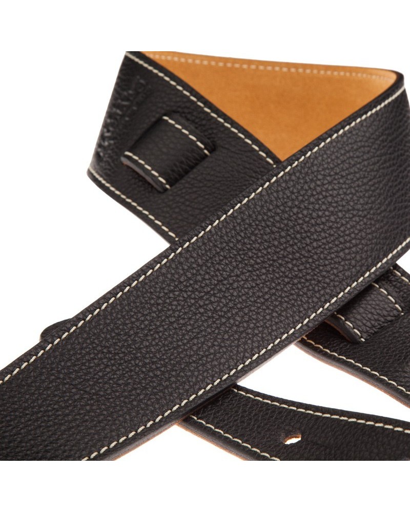 guitar-strap-black-genuine-leather-6-cm-holes-hs-colors-2