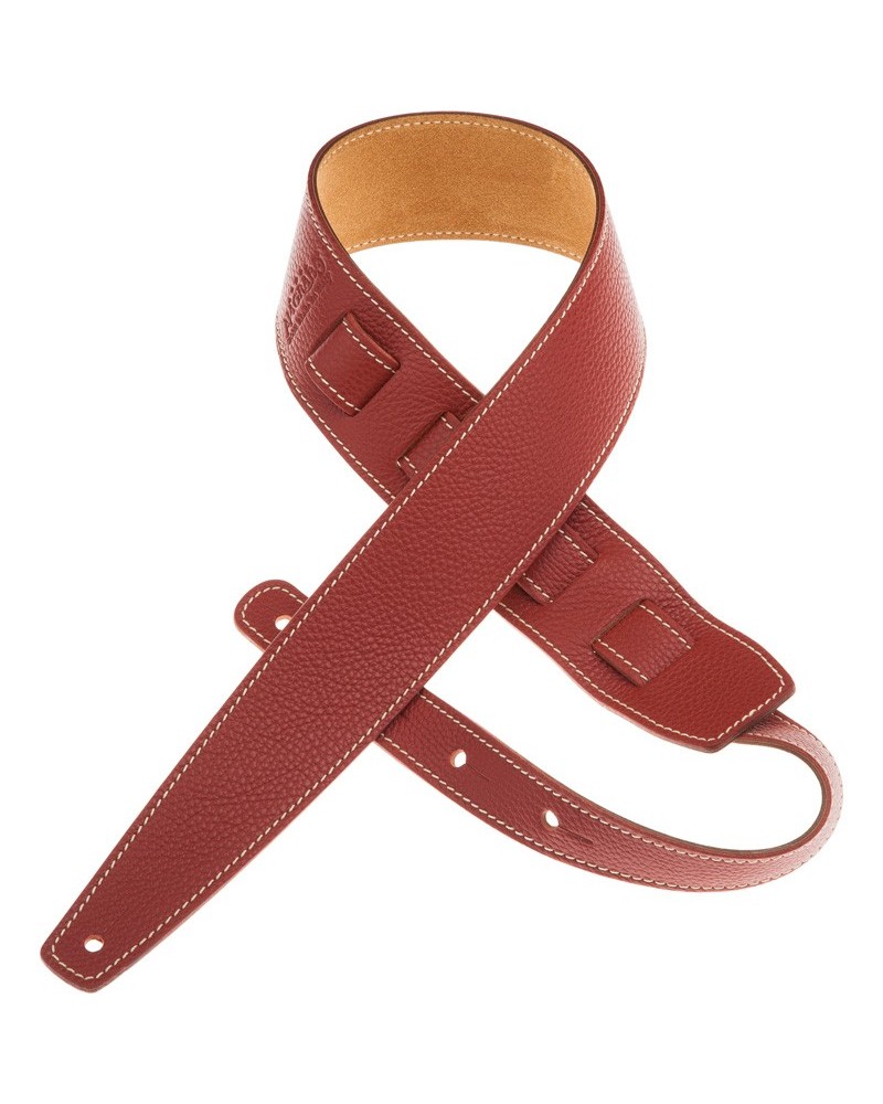 guitar-strap-red-genuine-leather-6-cm-holes-hs-colors
