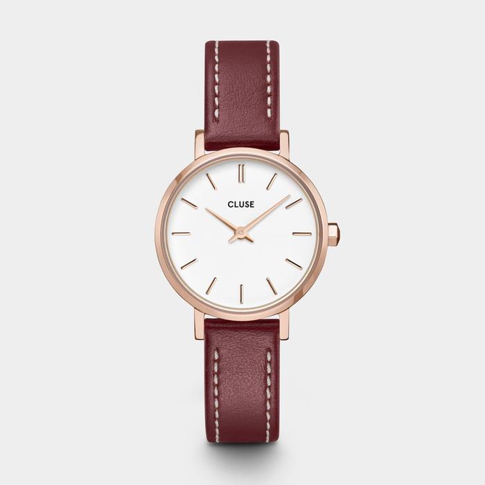 MONTRE_CLUSE_BOHO_CHIC_PETITE_LEATHER_DARK_RED_ROSE_GOLD_CW10504_90