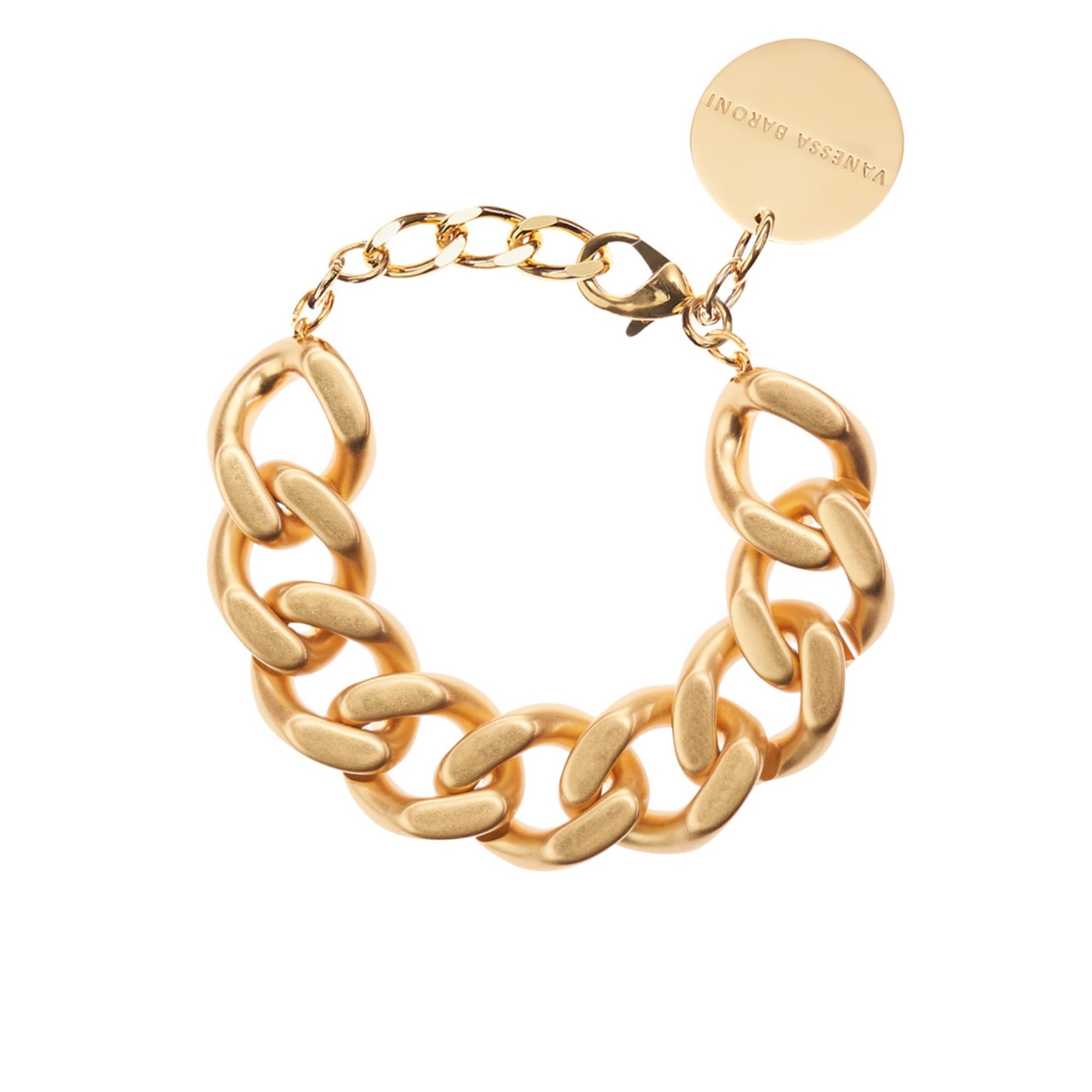VB2011 Flat Chain Bracelet - gold vintage