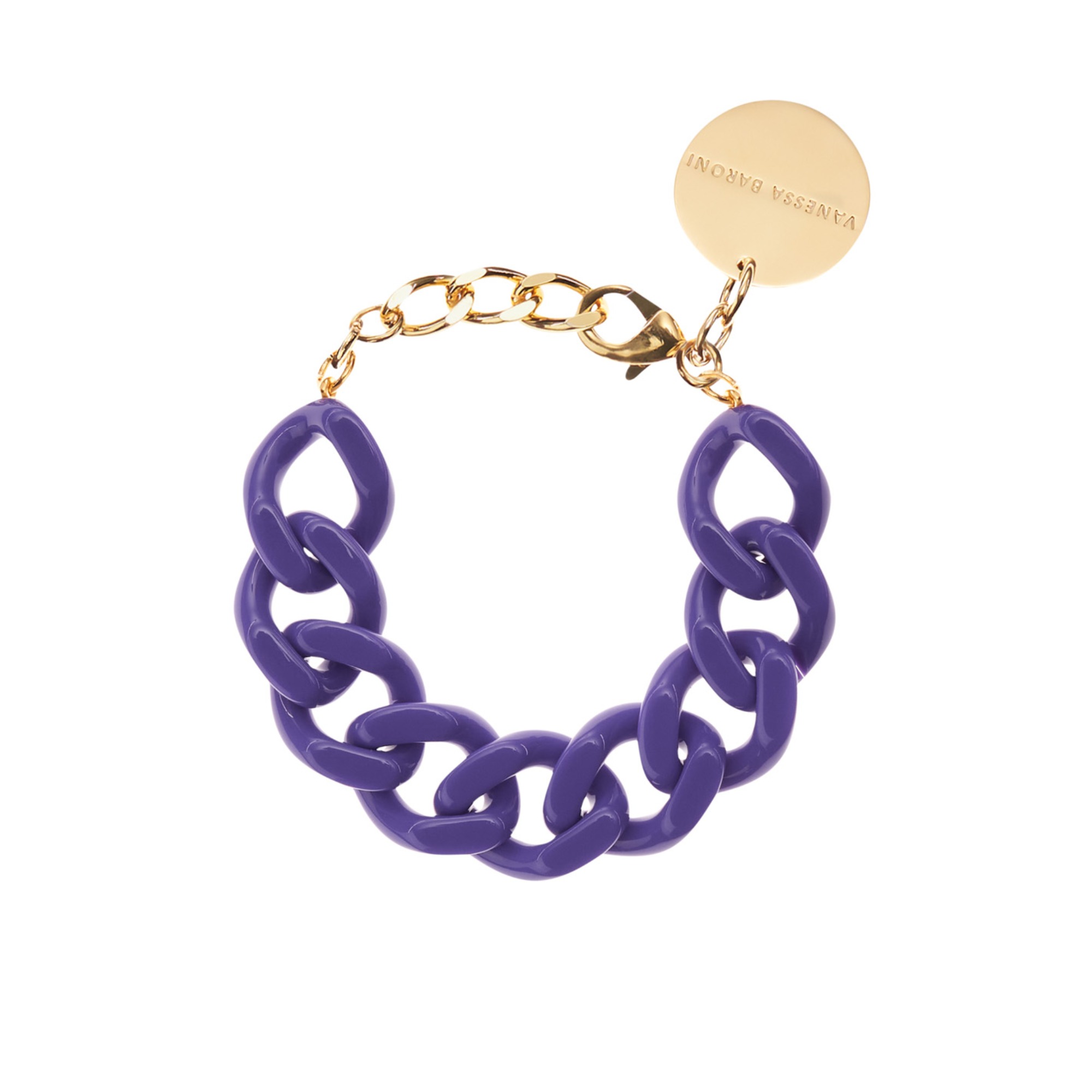 VB2011 Flat Chain Bracelet - violet