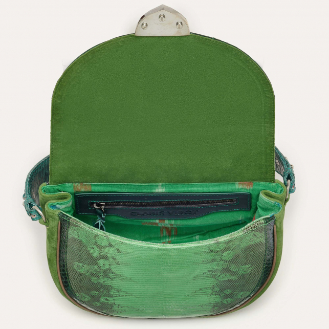 Sac python outlet vert