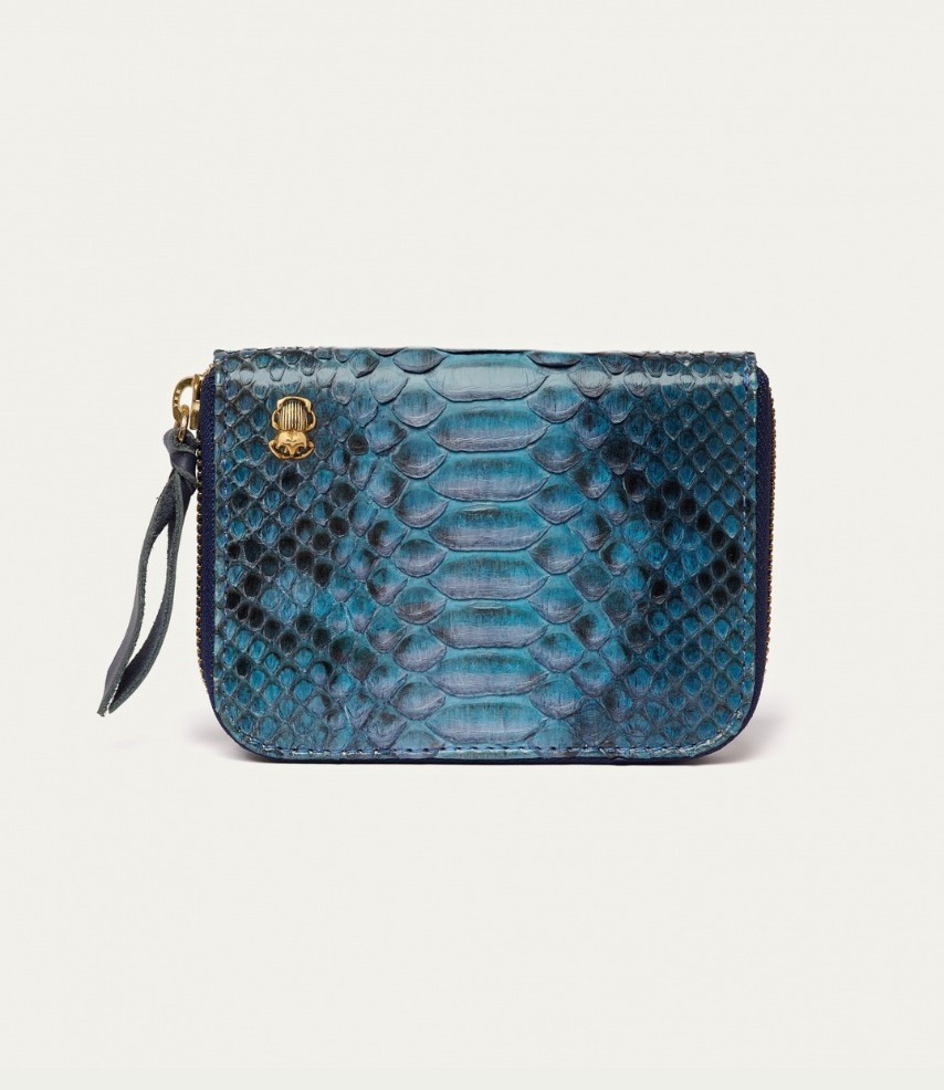 SAC_CLARIS_VIROT_PORTEFEUILLE_PYTHON_MINI_BLEU_LAGON_180