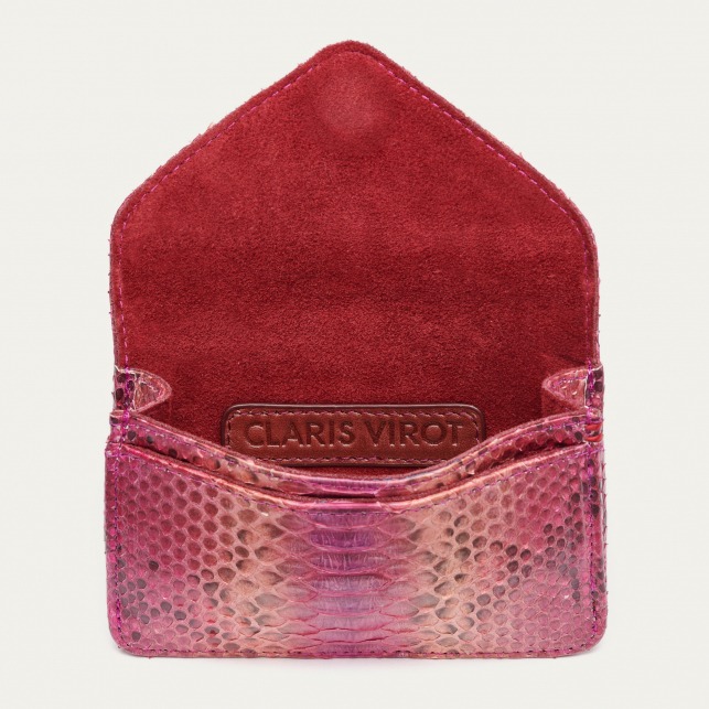 SAC_CLARIS_VIROT_PORTE_CARTES_ALEX_PYTHON_BORDEAUX_ROSE_170_2