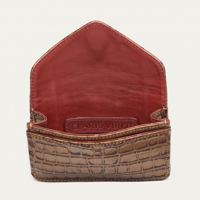 SAC_CLARIS_VIROT_PORTE_CARTES_ALEX_CUIR_EMBOSSE_CROCO_ECORCE_METALLIQUE_170
