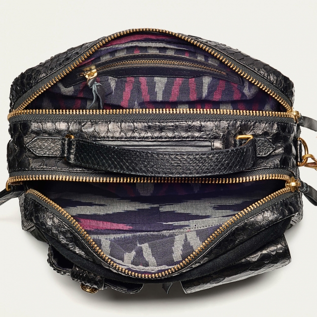 SAC_CLARIS_VIROT_PYTHON_CESAR_CUIR_NOIR_OR_1