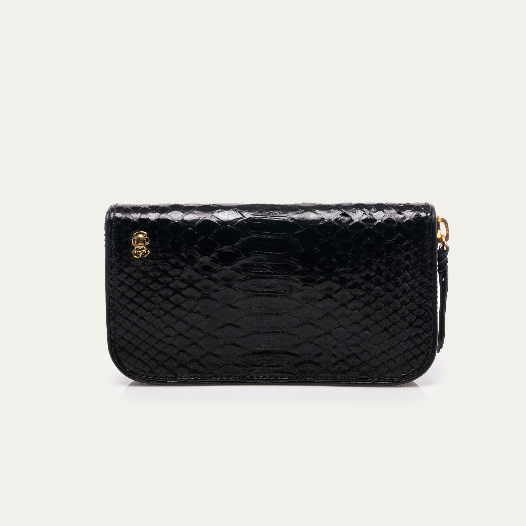 PORTEFEUILLE_CLARIS_VIROT_PYTHON_NOIR_OR