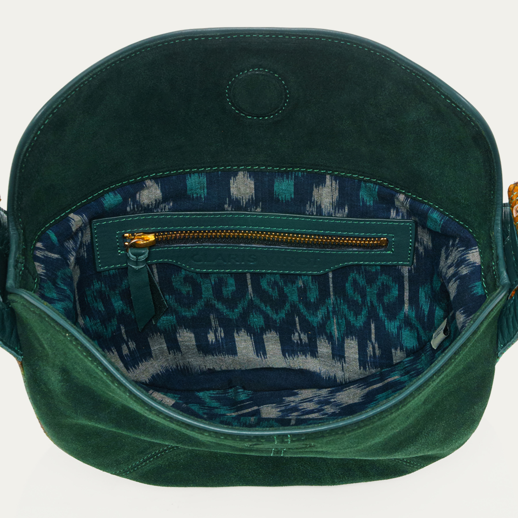 SAC_CLARIS_VIROT_ESTELLE_VEAU_VELOURS_VERT_JADE_PYTHON_BLEU_LOTUS_OR_3