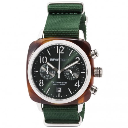 15140.SA.T.10.NBG_clubmaster-chrono-tortoise-shell-british-green-sunray-dial