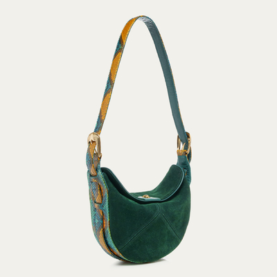 SAC_CLARIS_VIROT_ESTELLE_VEAU_VELOURS_VERT_JADE_PYTHON_BLEU_LOTUS_OR