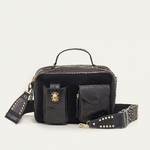 SAC_CLARIS_VIROT_PYTHON_CESAR_CUIR_NOIR_OR