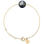 BANGLE OR JAUNE HEMATITE