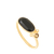 Lassa - bague onyx noir - Louise Hendricks