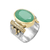 BA_OVALE_XL_ARG_OR_VERTDEAU_PERLES_R5061