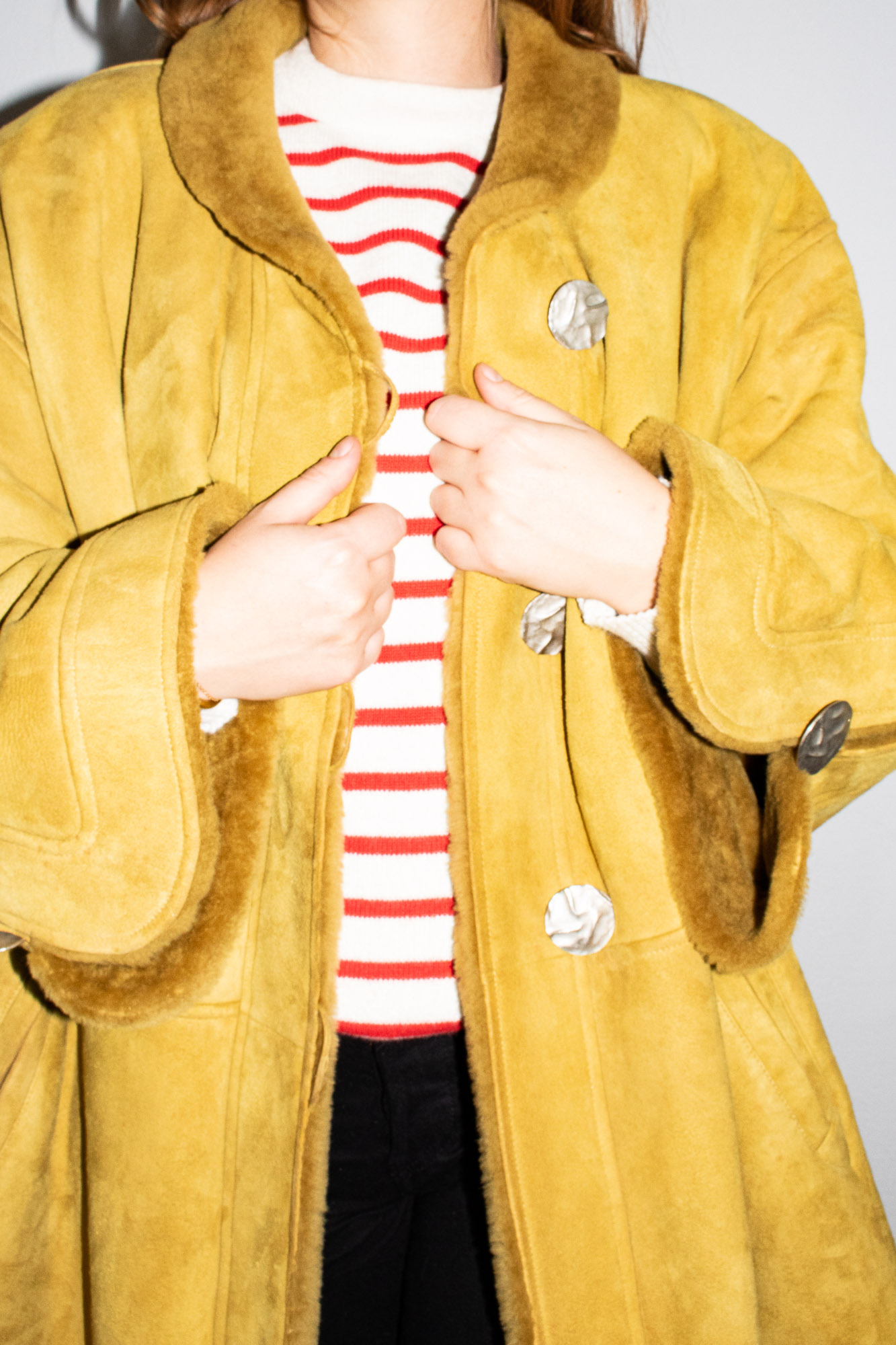 FELICITA-MANTEAU VINTAGE YSL EN PEAU LAINÉE-18