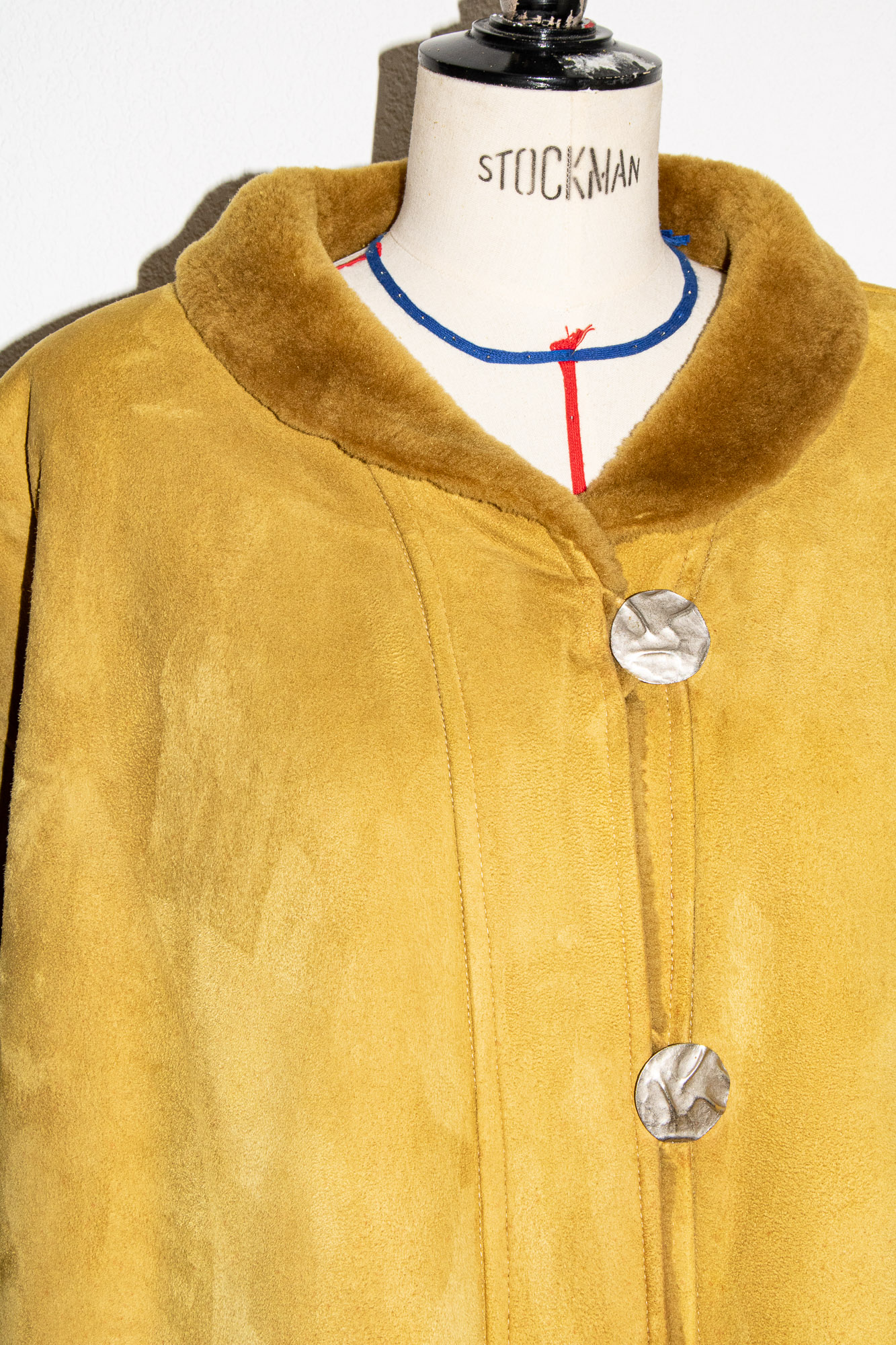 FELICITA-MANTEAU VINTAGE YSL EN PEAU LAINÉE-40