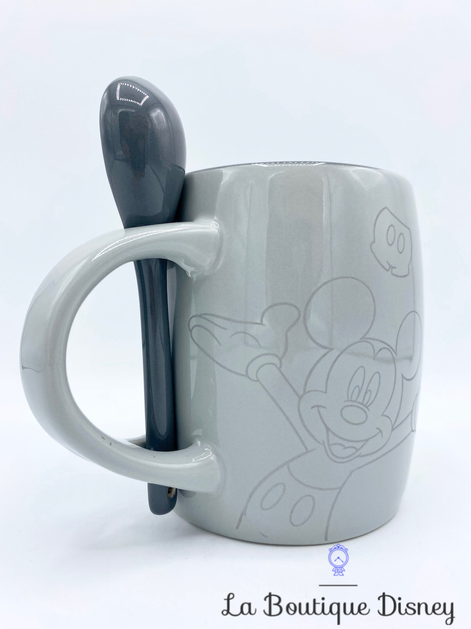 tasse-mickey-cuillère-disneyland-paris-mug-disney-gris-noir-2