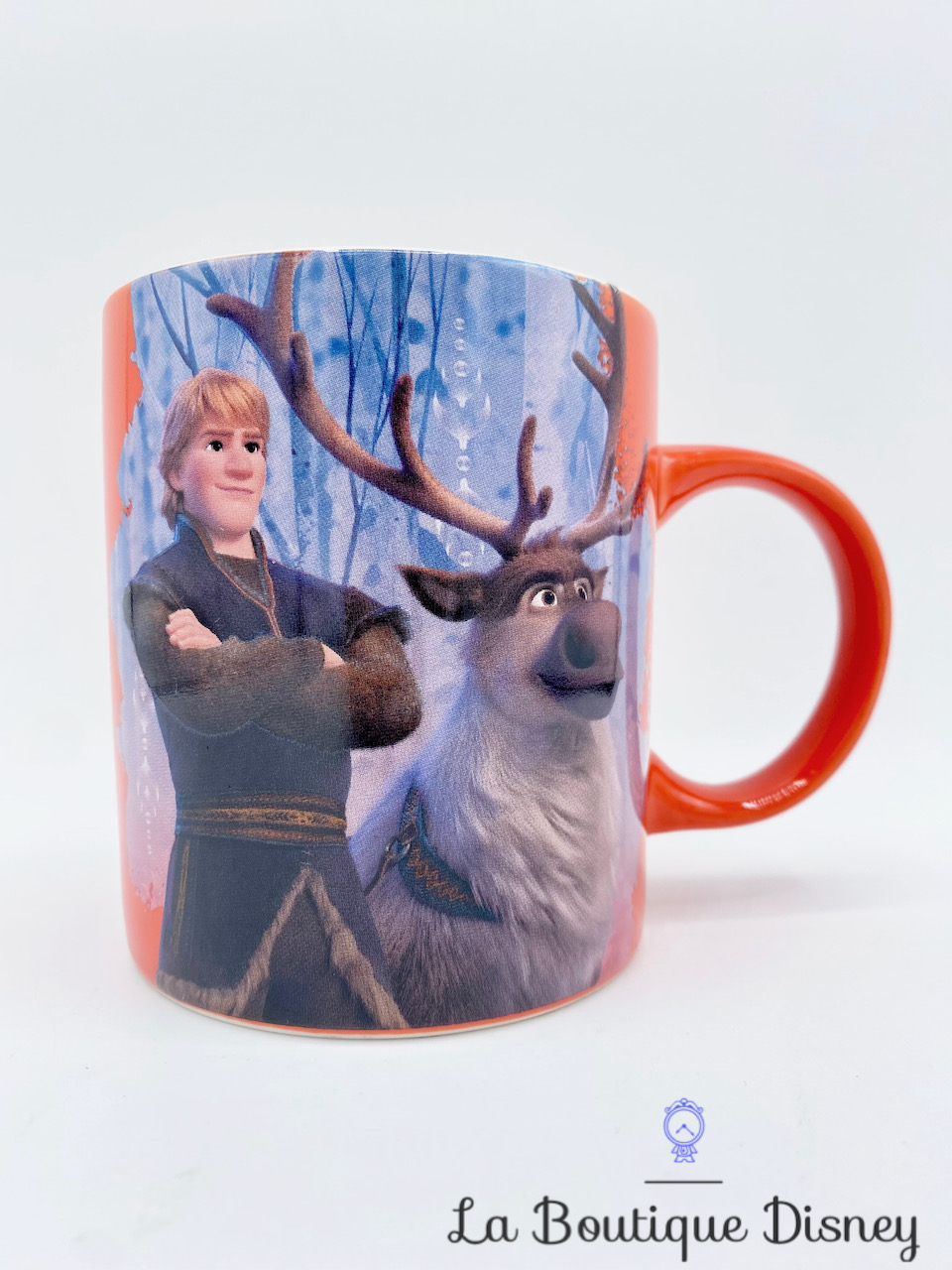 Tasse Kristoff Sven Disney mug Frozen II La reine des neiges orange