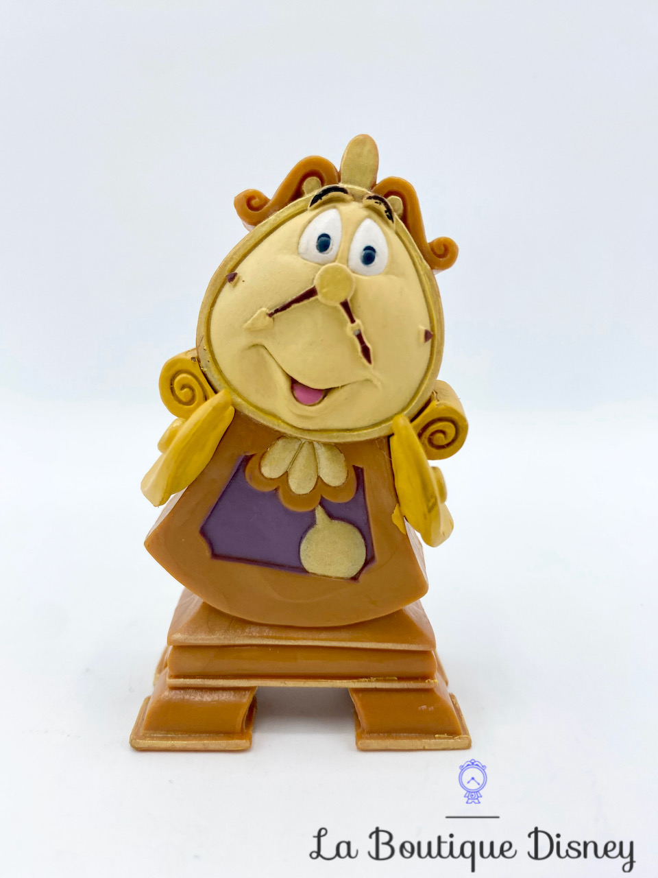 Figurine Big Ben La belle et la bête Bullyland Disney horloge marron 8 cm