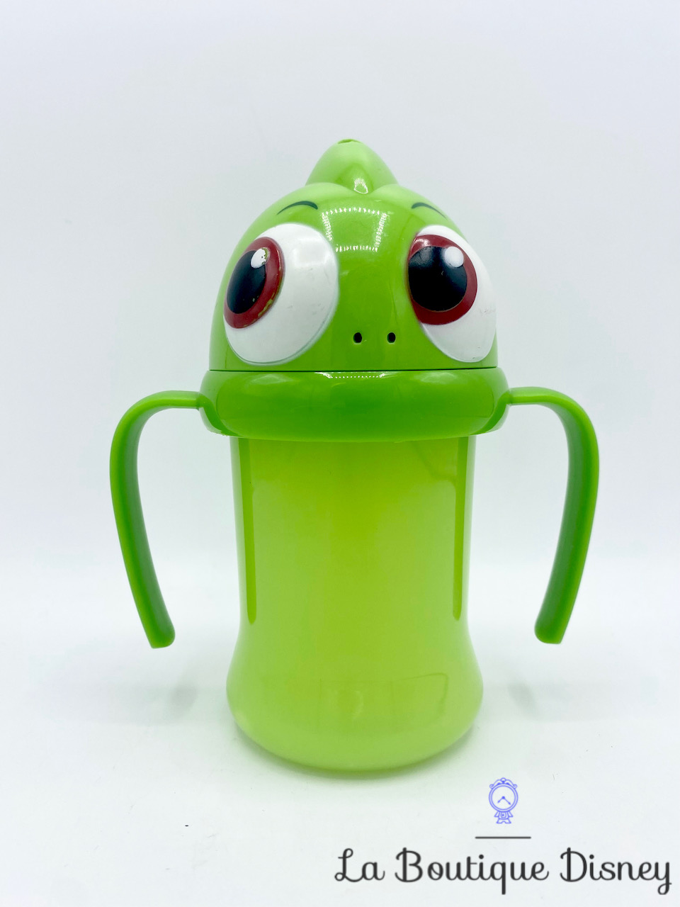 gobelet-apprentissage-pascal-raiponce-disney-store-plastique-verre-caméléon-vert-3