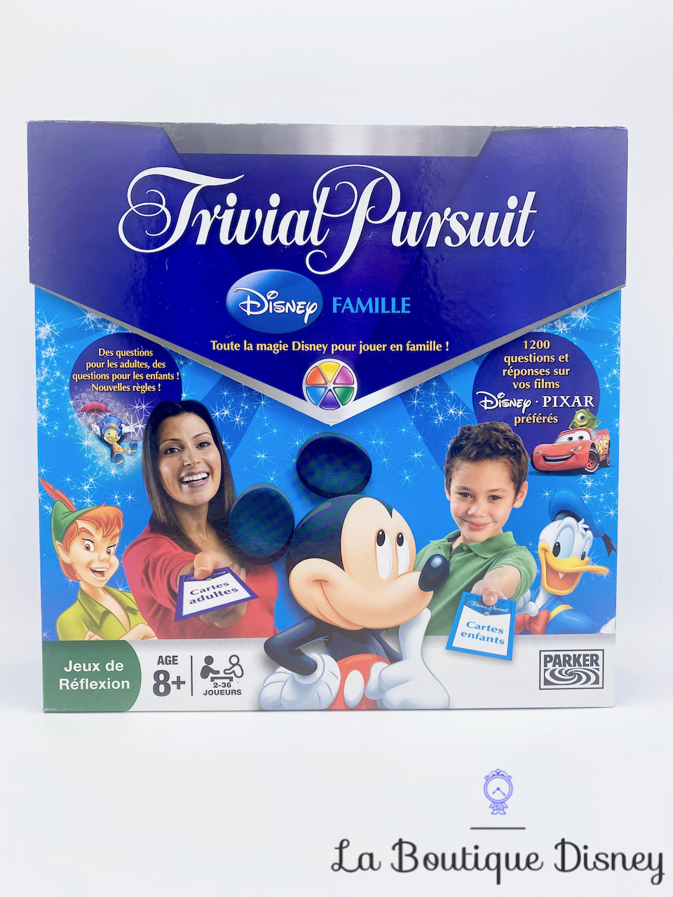 Jeu de société Trivial Pursuit Disney FAMILLE Parker