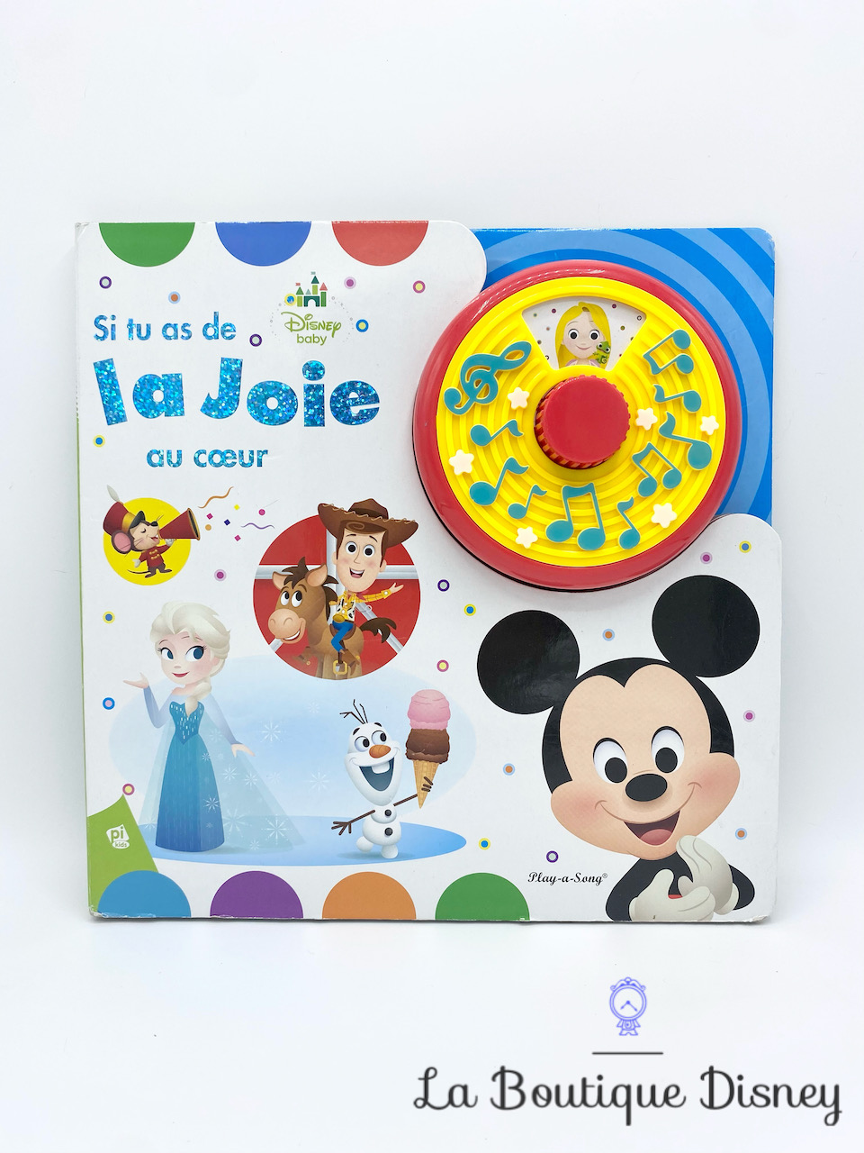 Livre musical Si tu as de la joie au coeur Disney Baby Play-a-song PI Kids