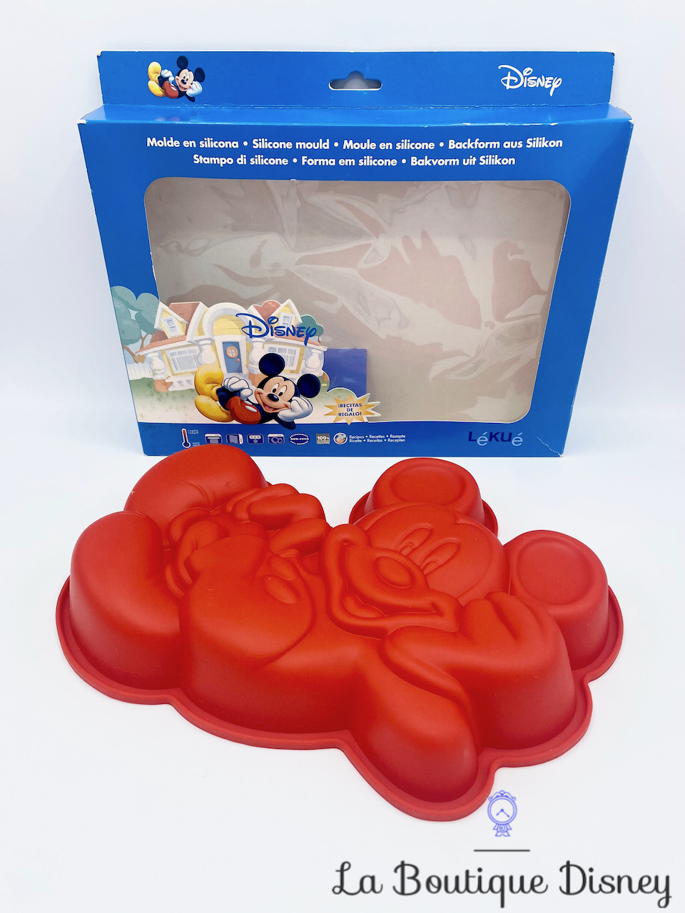Afspraak mate Draai vast Moule à gâteaux Mickey Mouse silicone Disney Lékué - Vaisselle/Articles  cuisine divers - La Boutique Disney