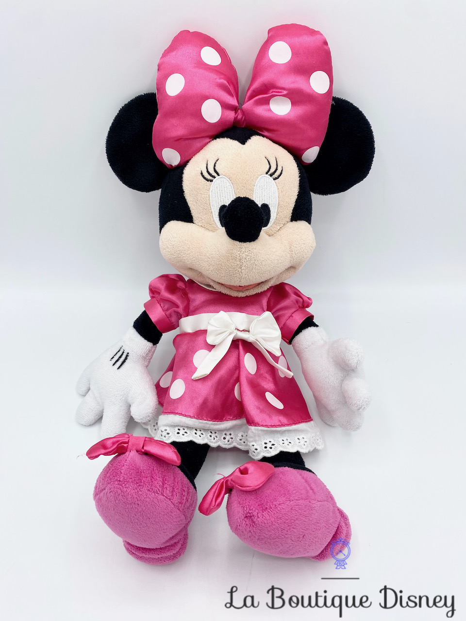 Disney Peluche Minnie classique Rose Taille M : Just Play