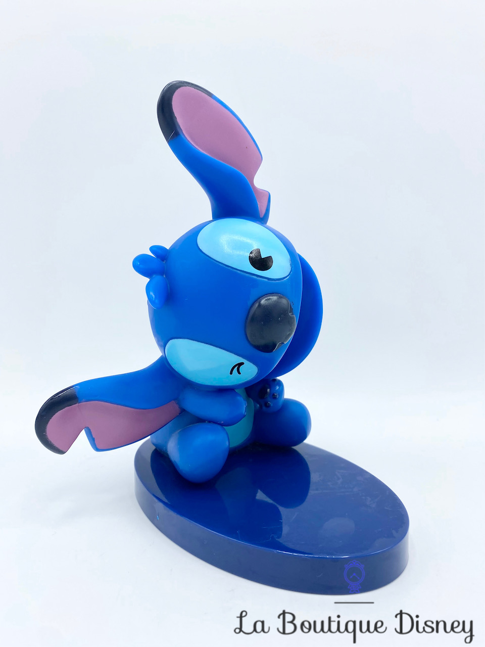 Support porte Téléphone Stitch Disney Store plastique bleu 17 cm